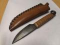 Keltský nůž - šnek, kovaný, ostrý